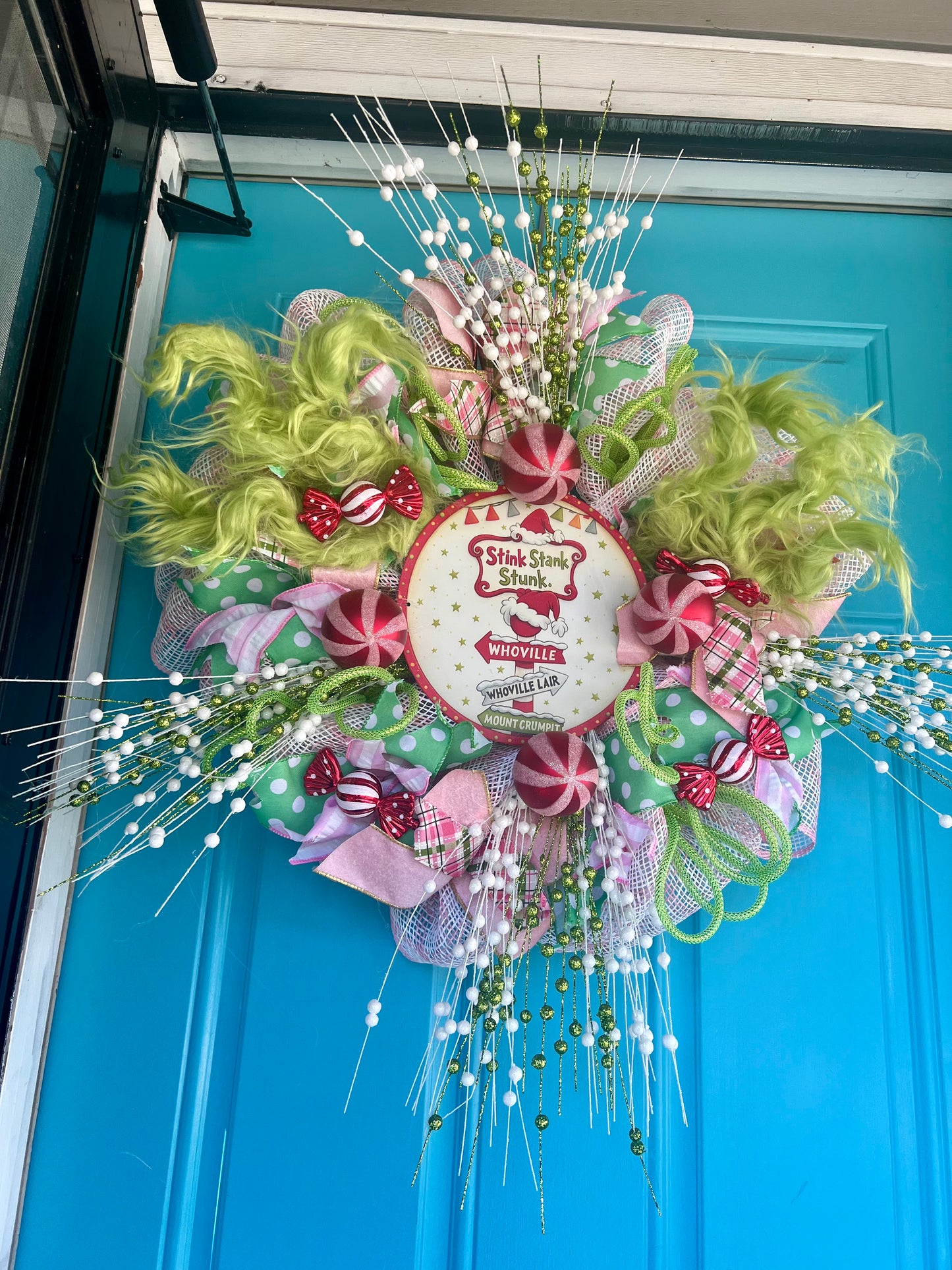 Stink, Stank, Stunk Wreath