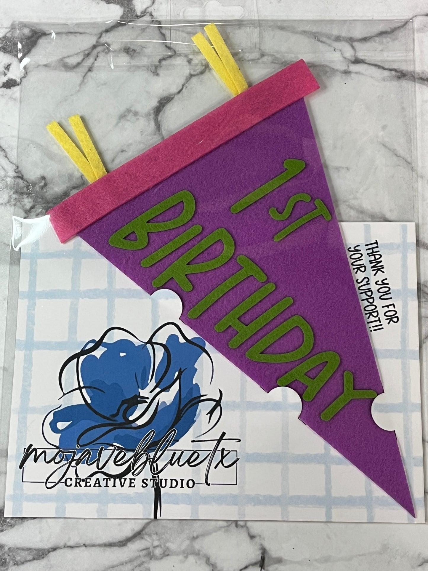 Pennant - 1st Birthday