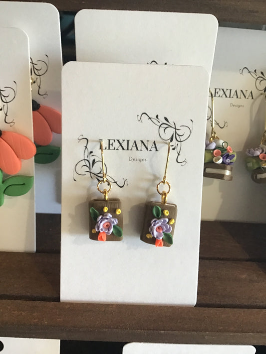Book Earrings