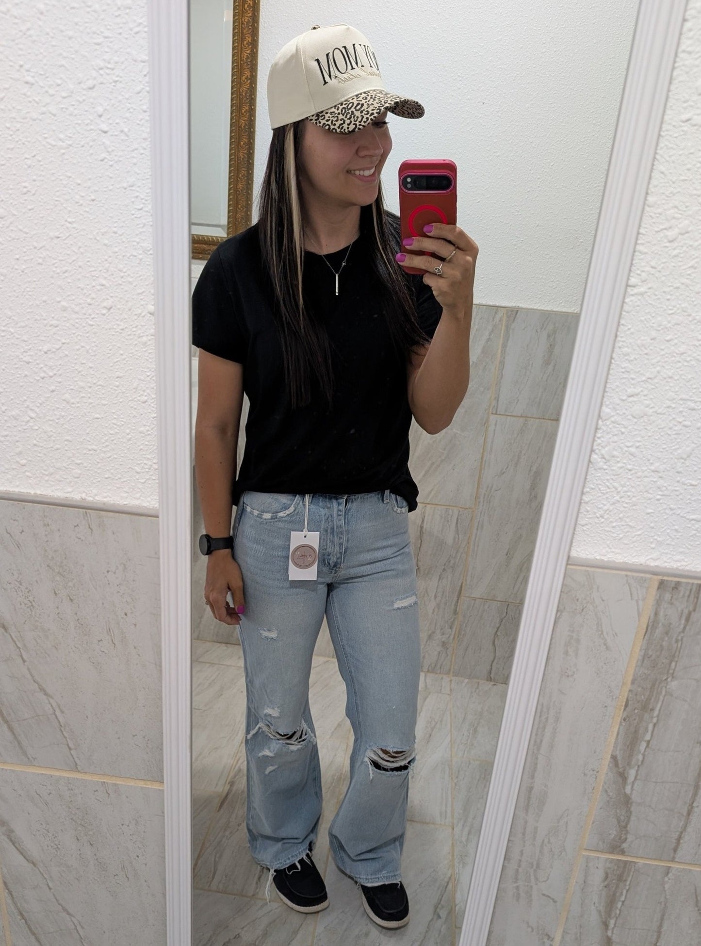 Leslie 90's Vintage Flare Jeans