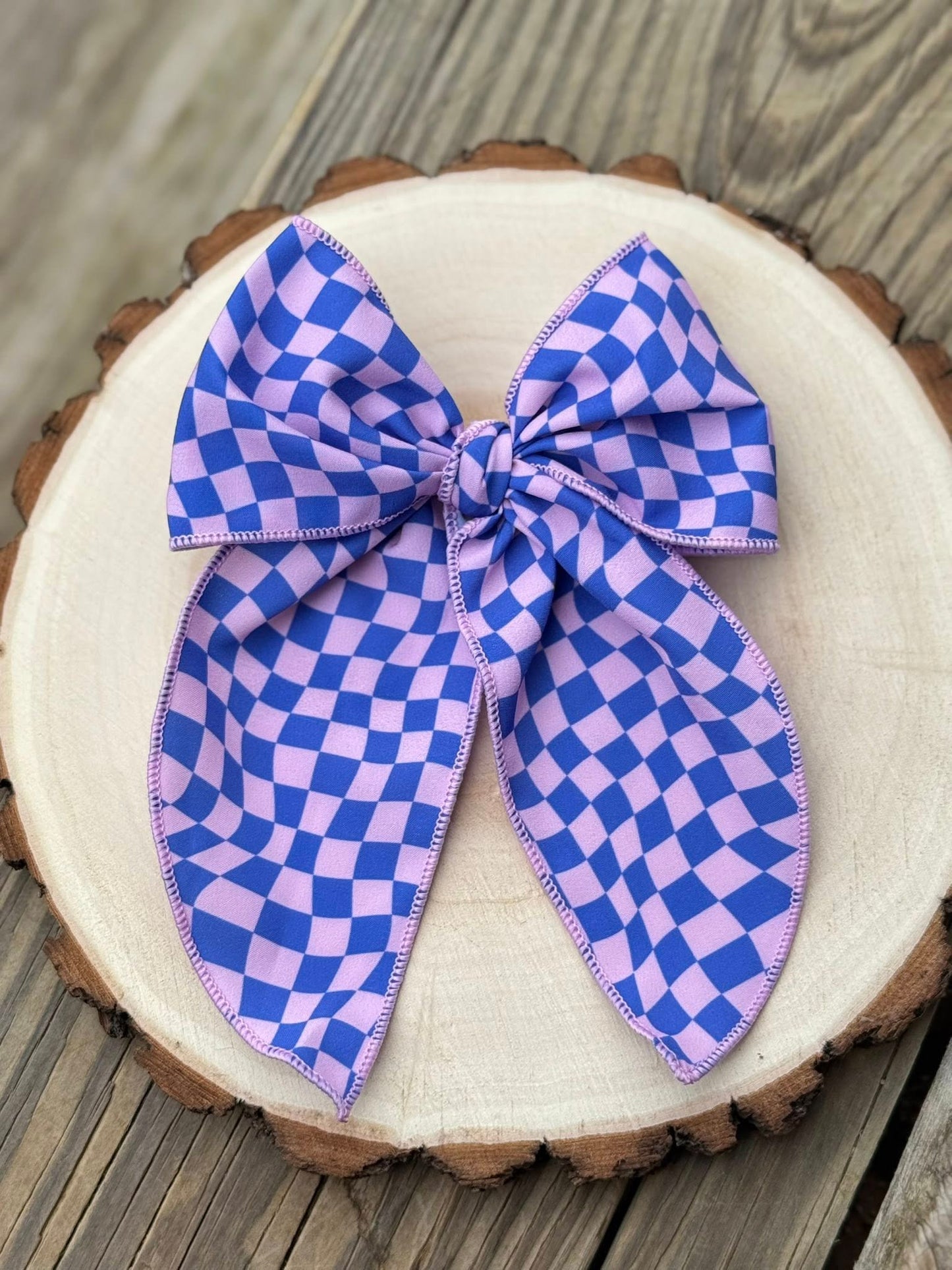 Checkered Long Bow