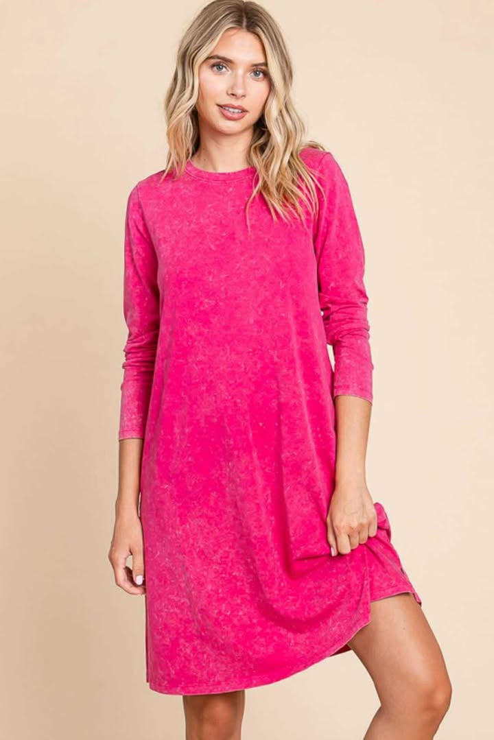 LS Pink Dress