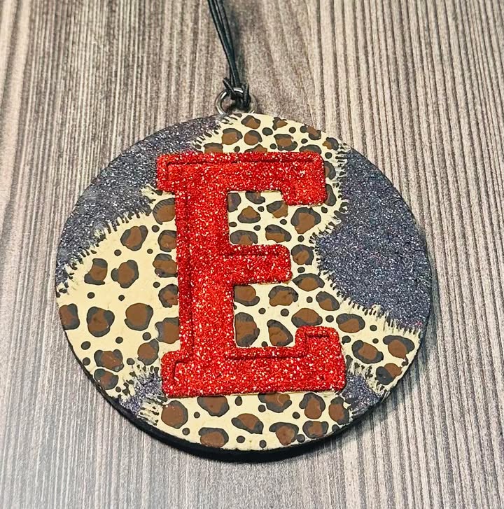Leopard Red E- Blue