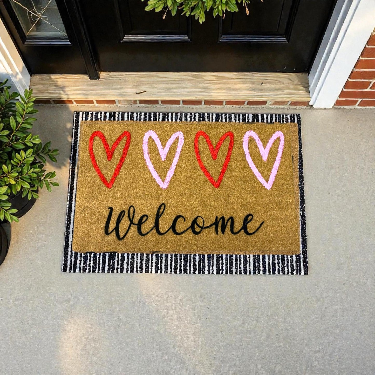 Welcome W/ Hearts