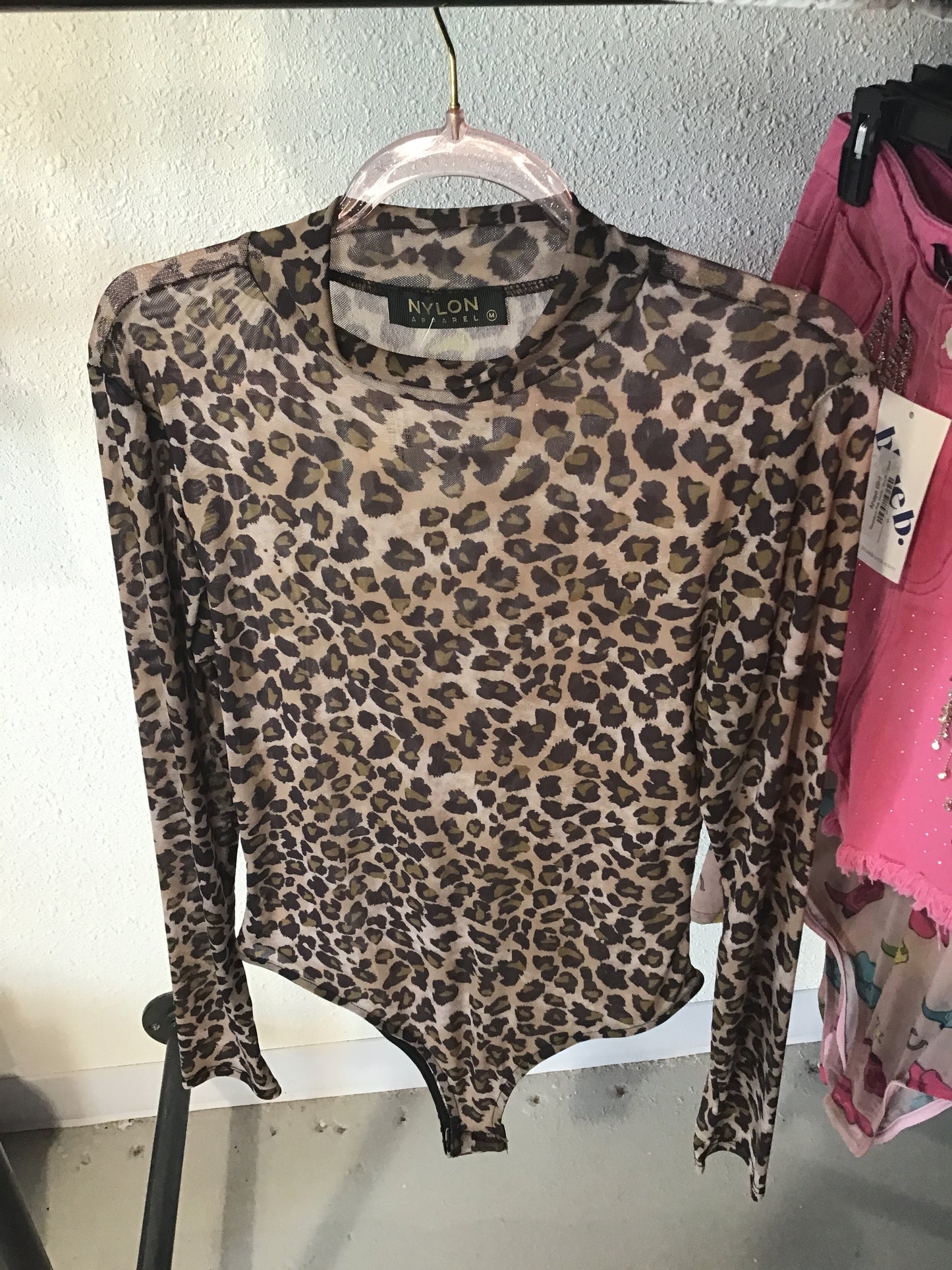 Leopard Mesh Bodysuit