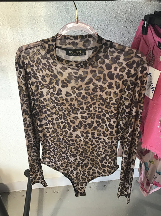 Leopard Mesh Bodysuit