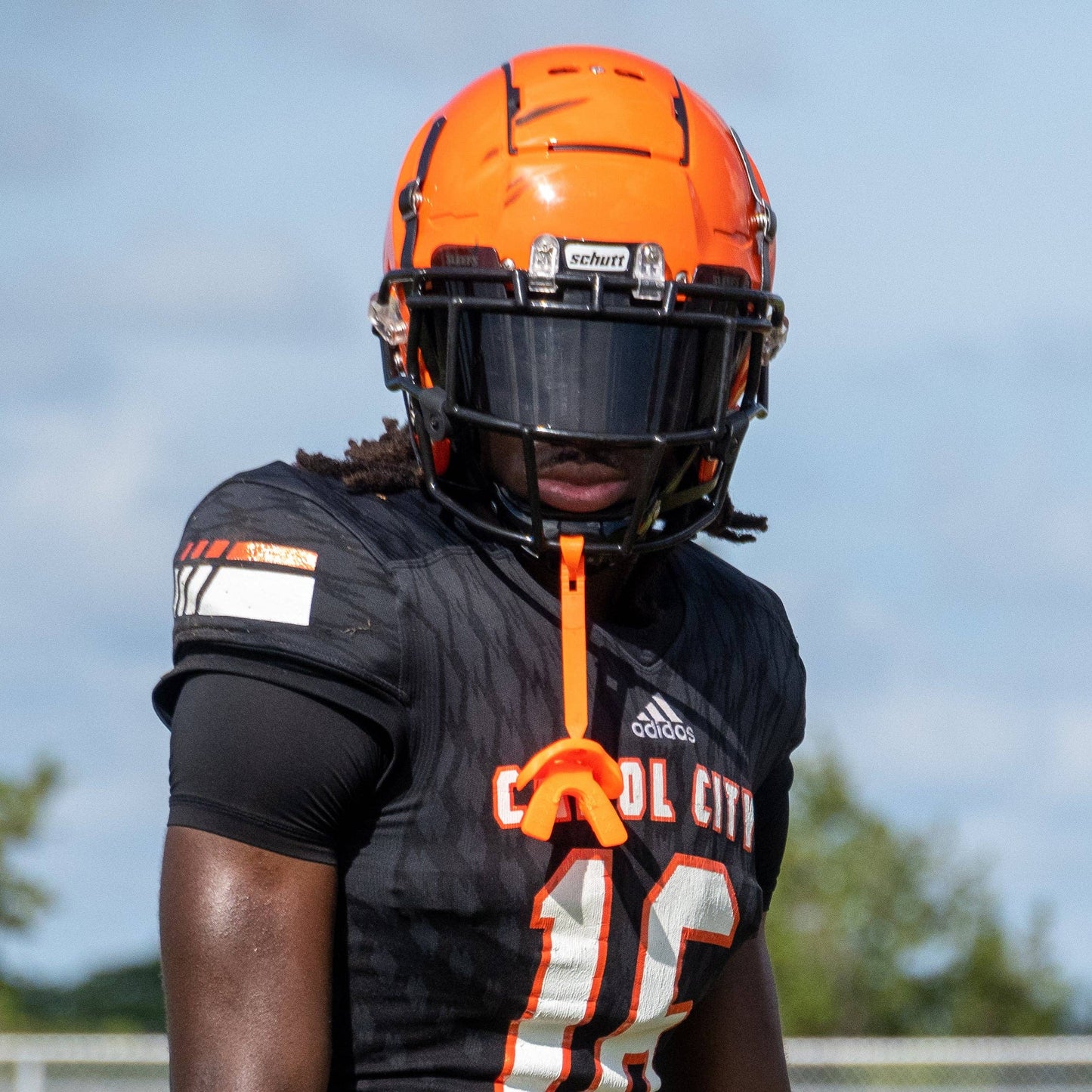Hue Orange Football Mouthguard