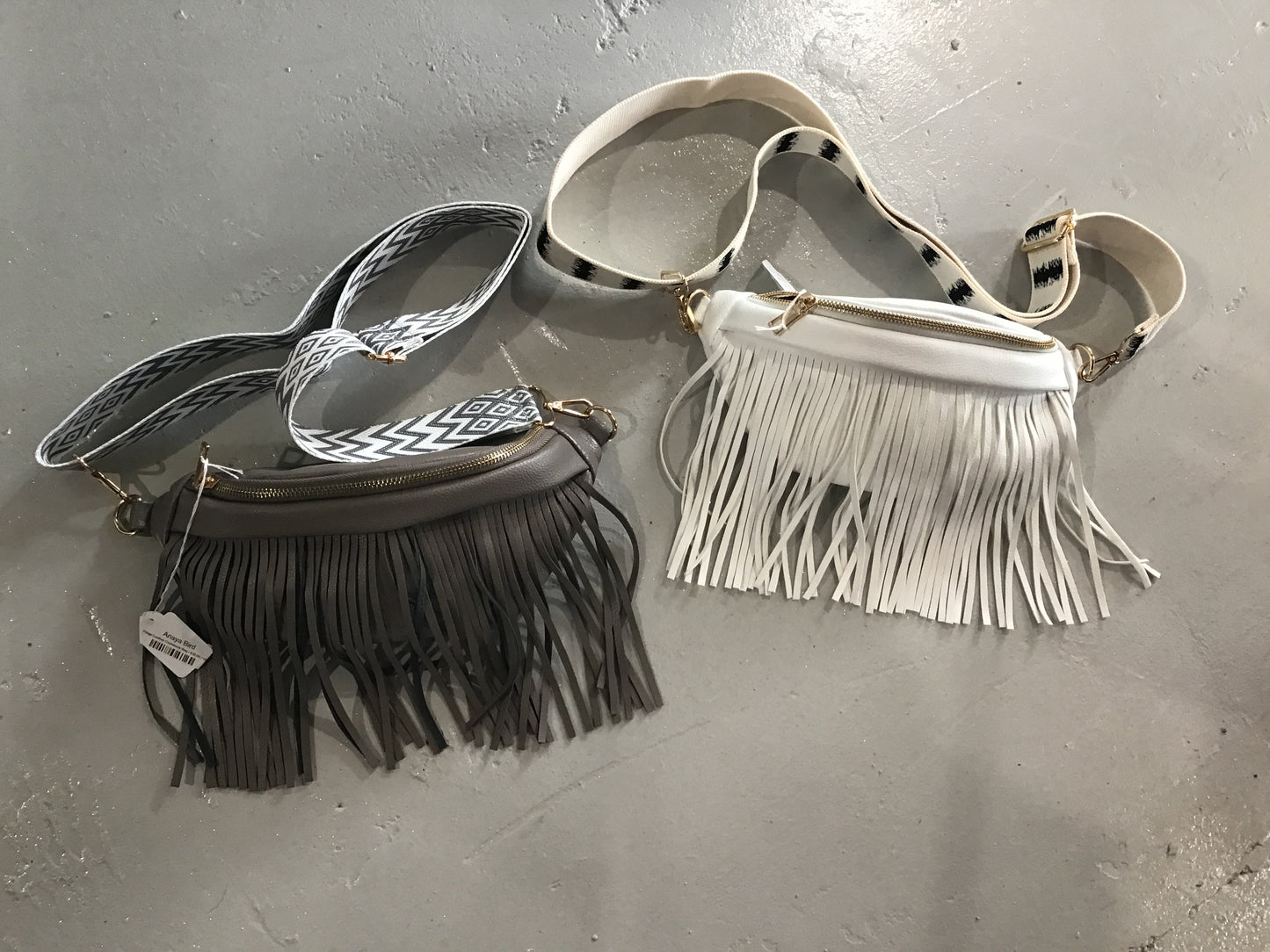 Fringe Leather Crossbody Bag