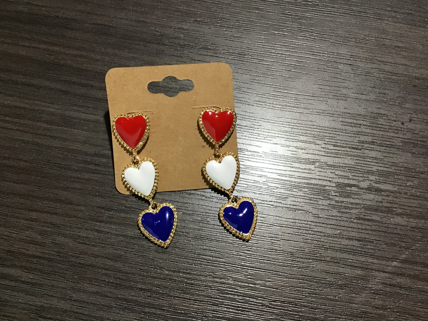 RWB Heart Dangle