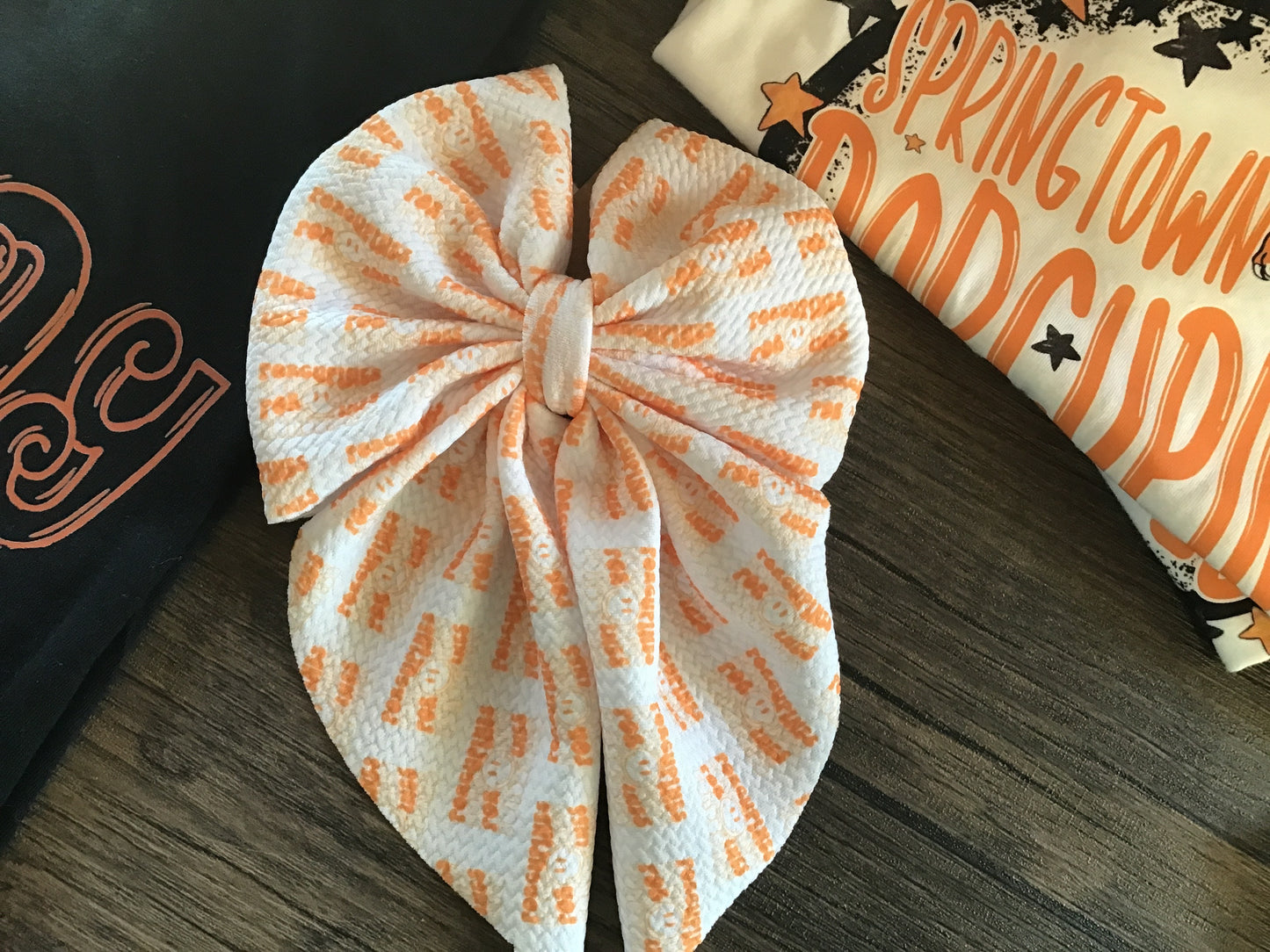 Porcupines Fabric Bow