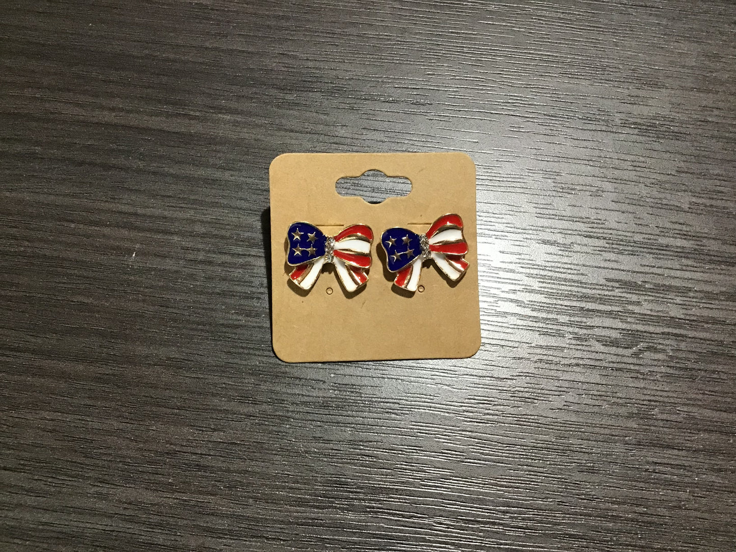 Patriotic Bow Studs