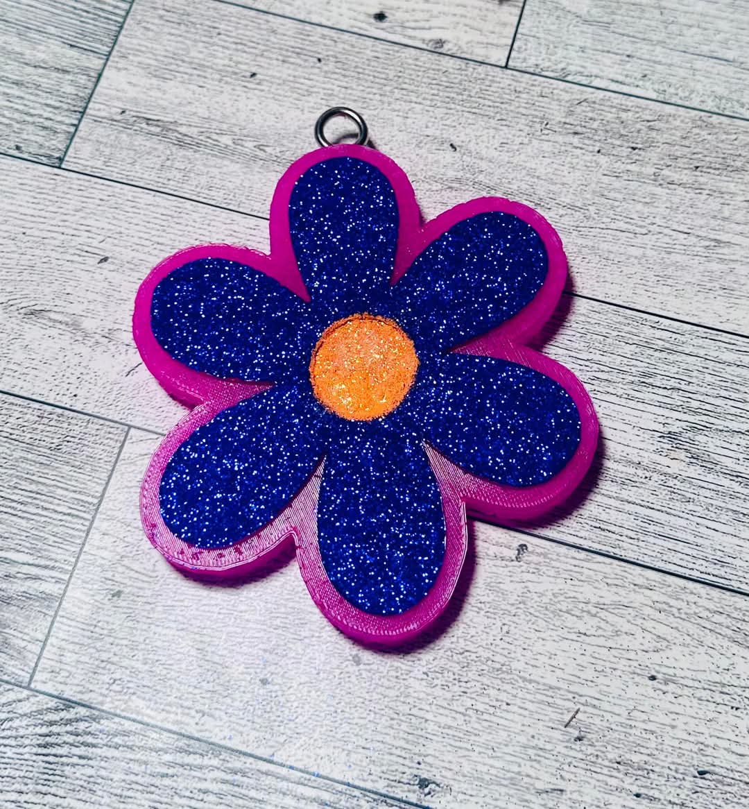 Pink Purple Flower - Butt Naked