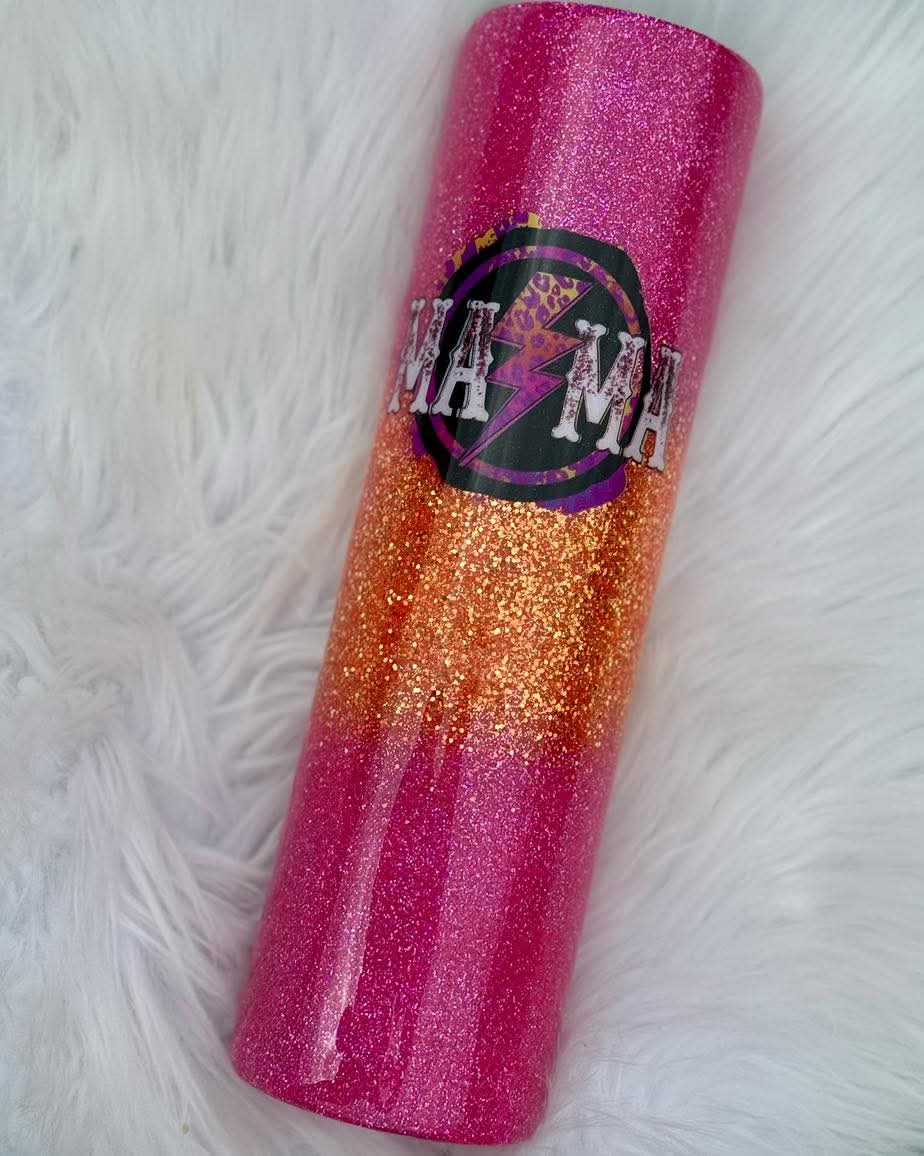 32 Oz Neon Mama Tumbler