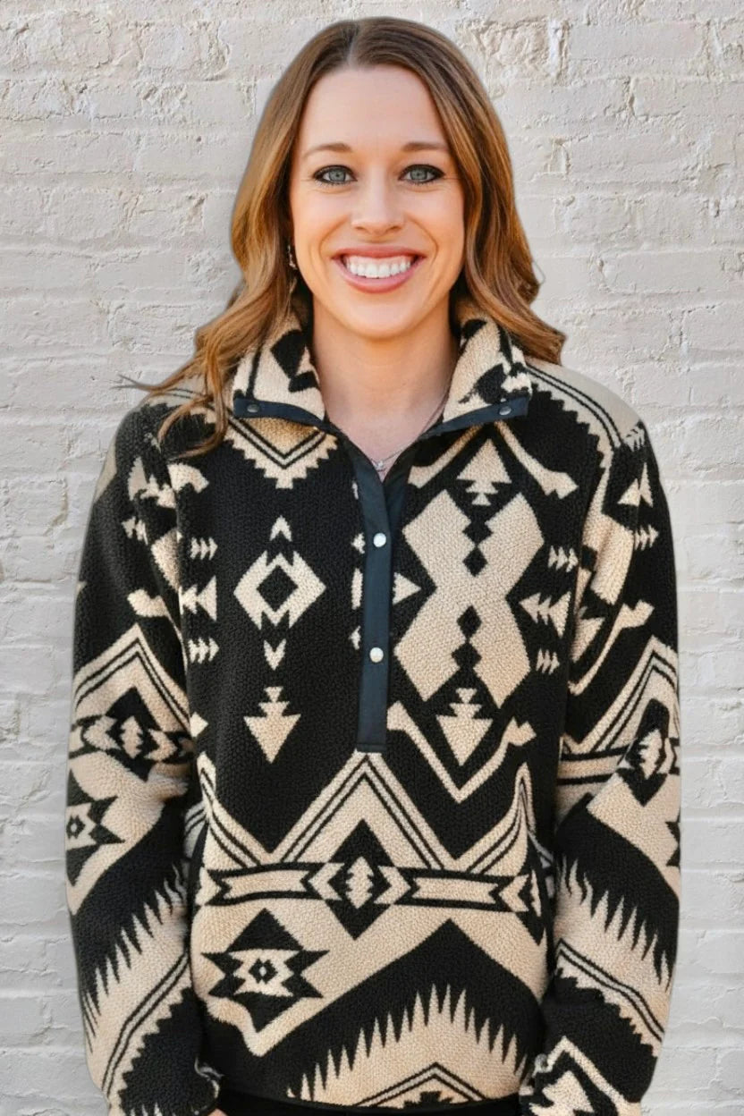 WESTERN AZTEC PULLOVER