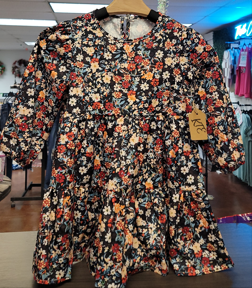 Girls Flower Dress Size 4