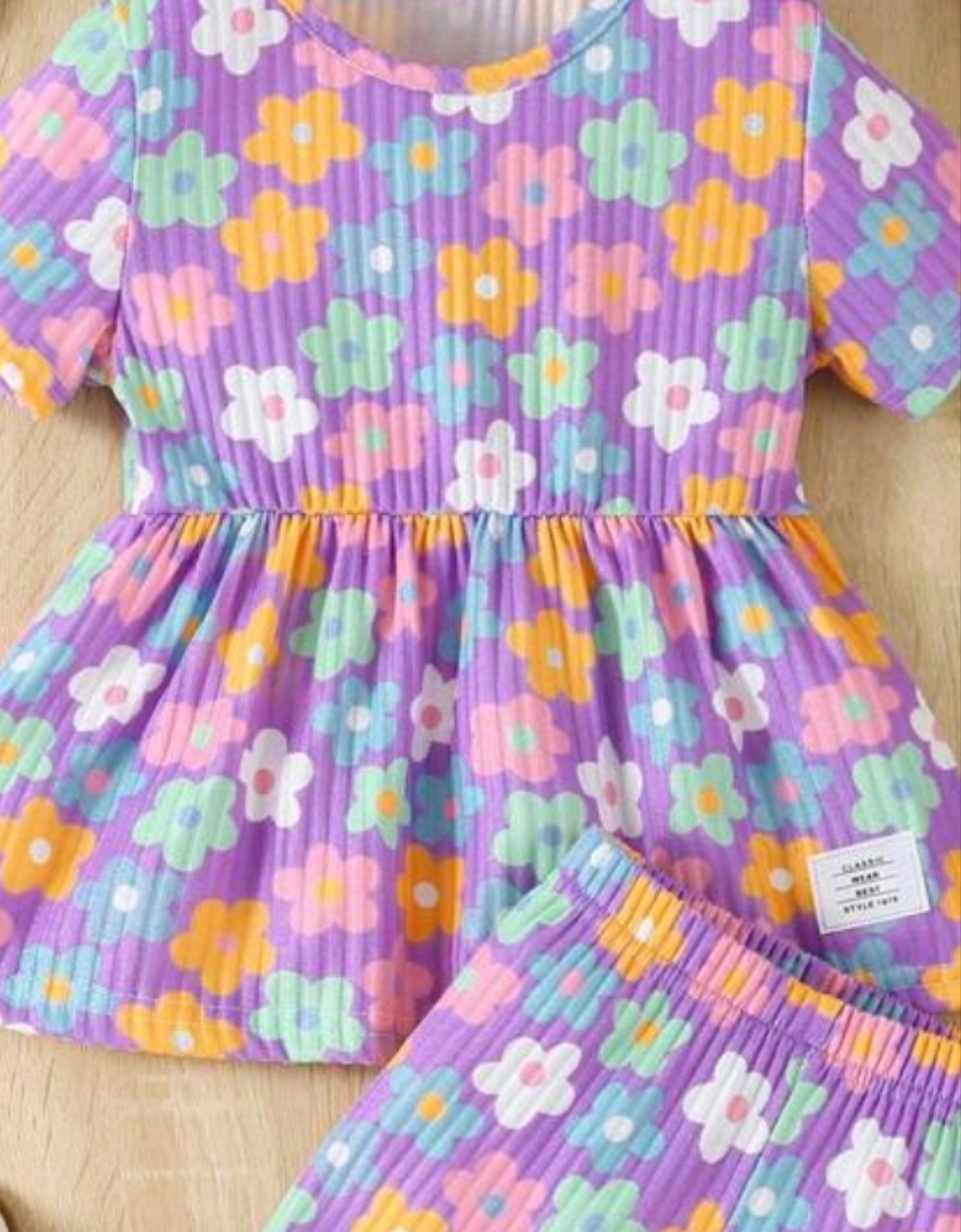 Girls Summer Floral Set