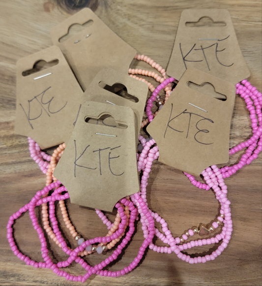 Pink Bracelet Set