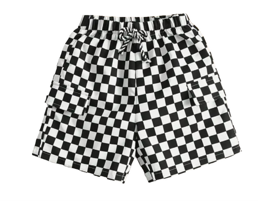 Boys Checkered Shorts