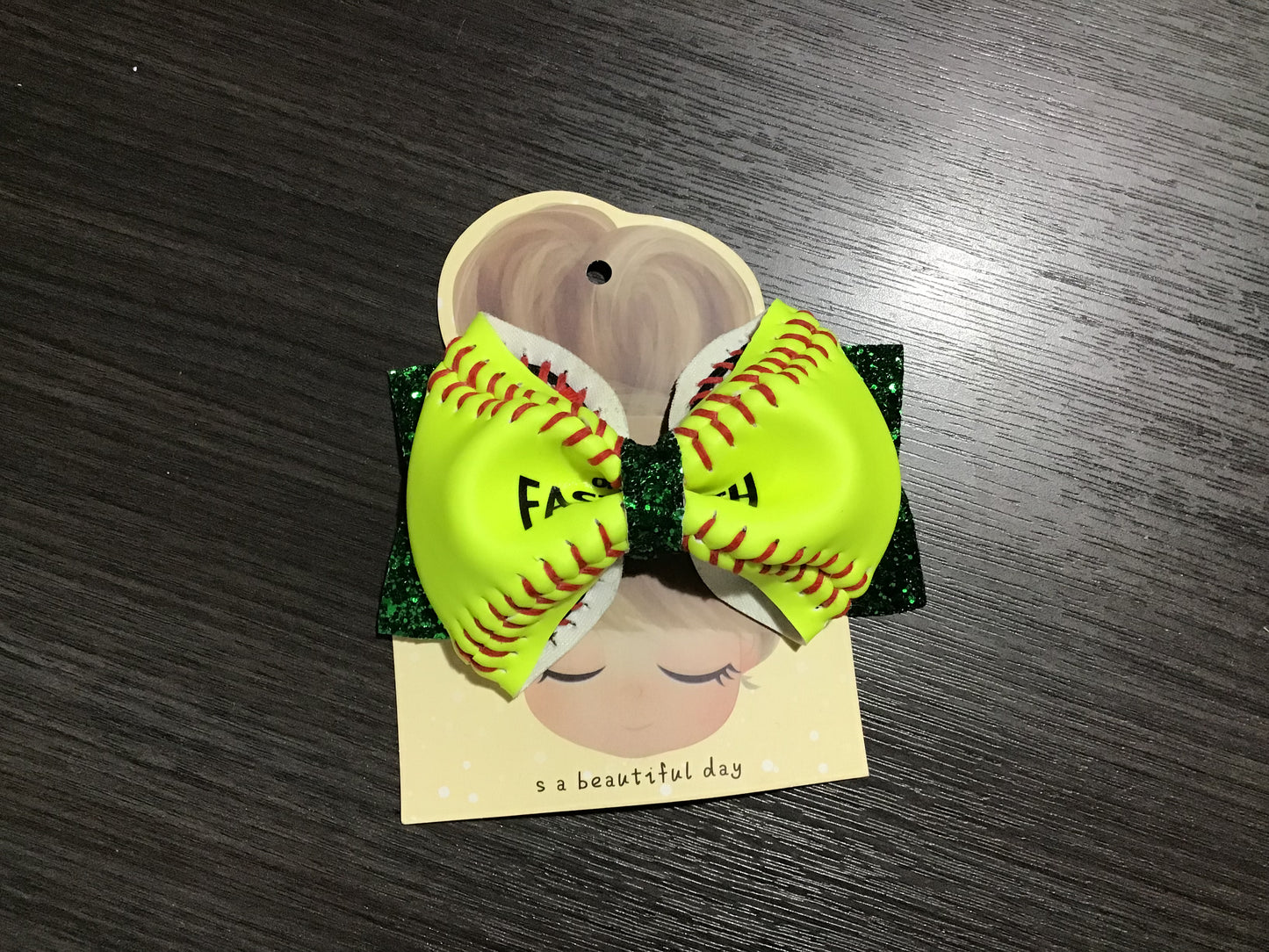 Softball Leather Bow