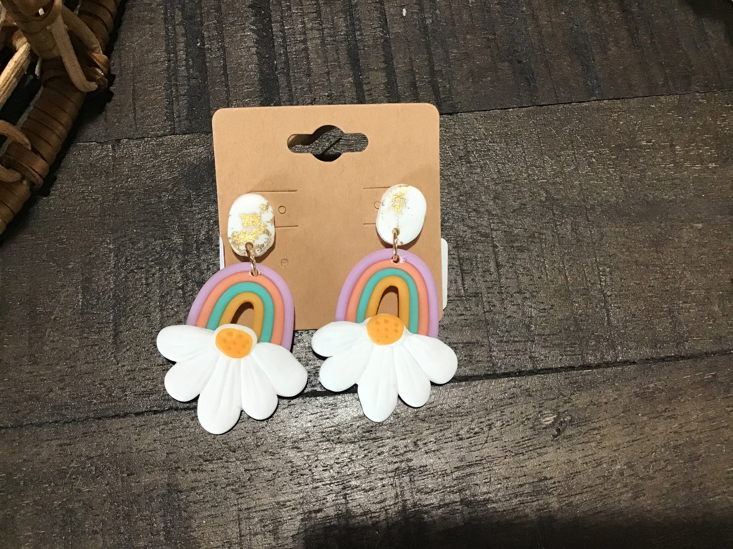 Rainbow Flower Dangle