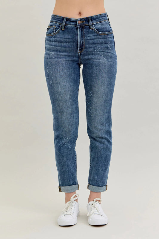 JB HW Bleach Splash BF Denim