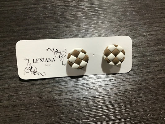 Tan Checkered Circle