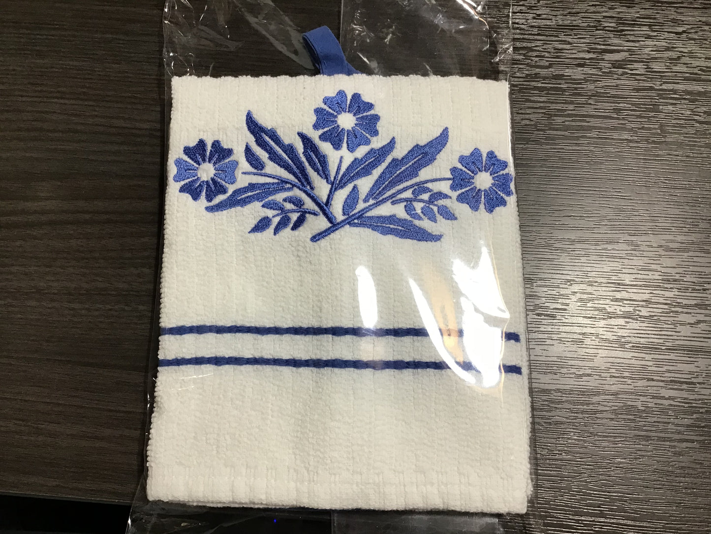 Blue Floral Kitchen Set