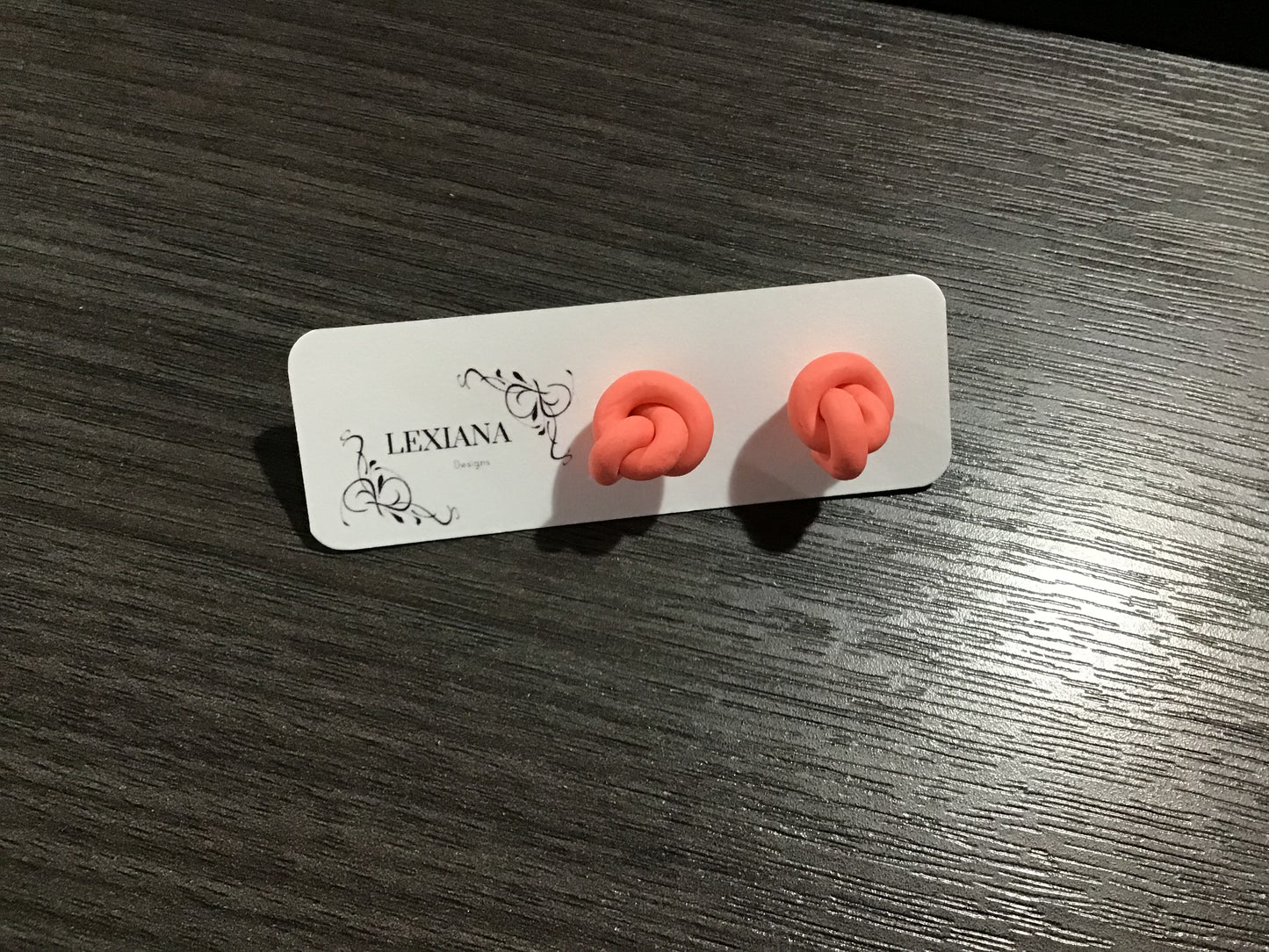 Coral Knot Stud