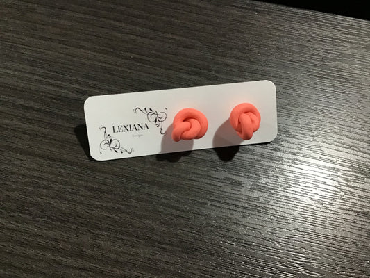 Coral Knot Stud