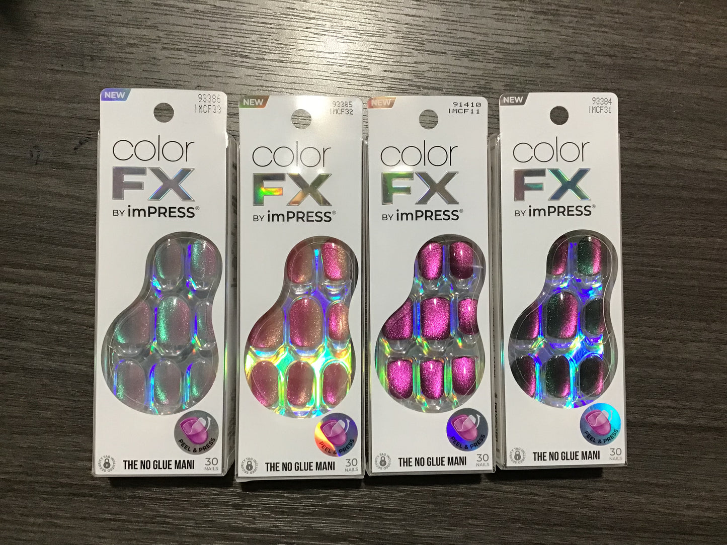 Holographic Press On Nails