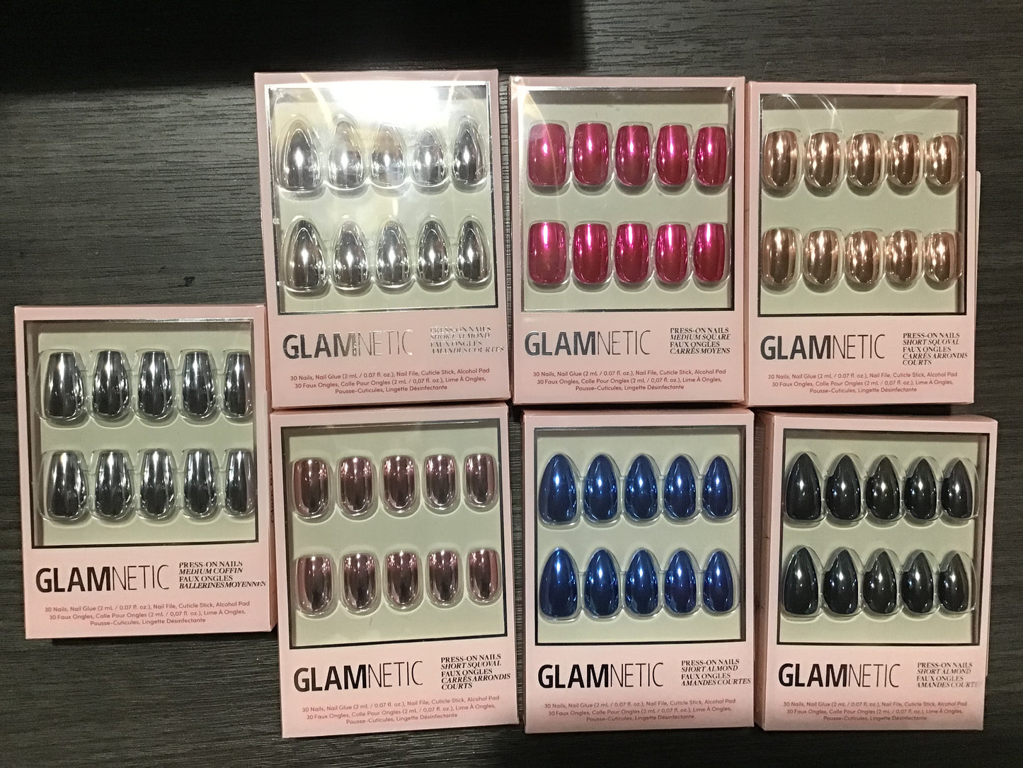 Chrome Press On Nails