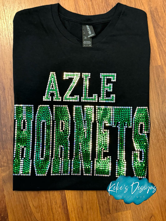 Azle Hornets Spangle Tee