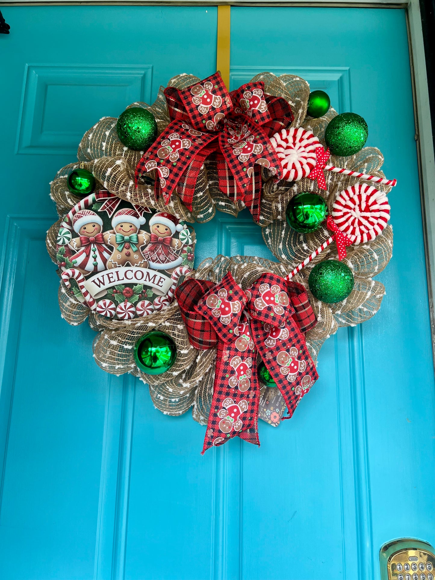 Gingerbread Man Wreath