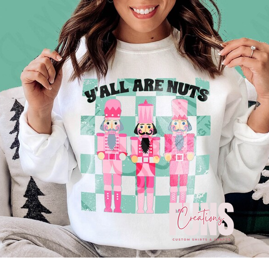 Yall Are Nuts Checkered