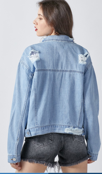 Risen Heavy Distressed Oversized Jacket