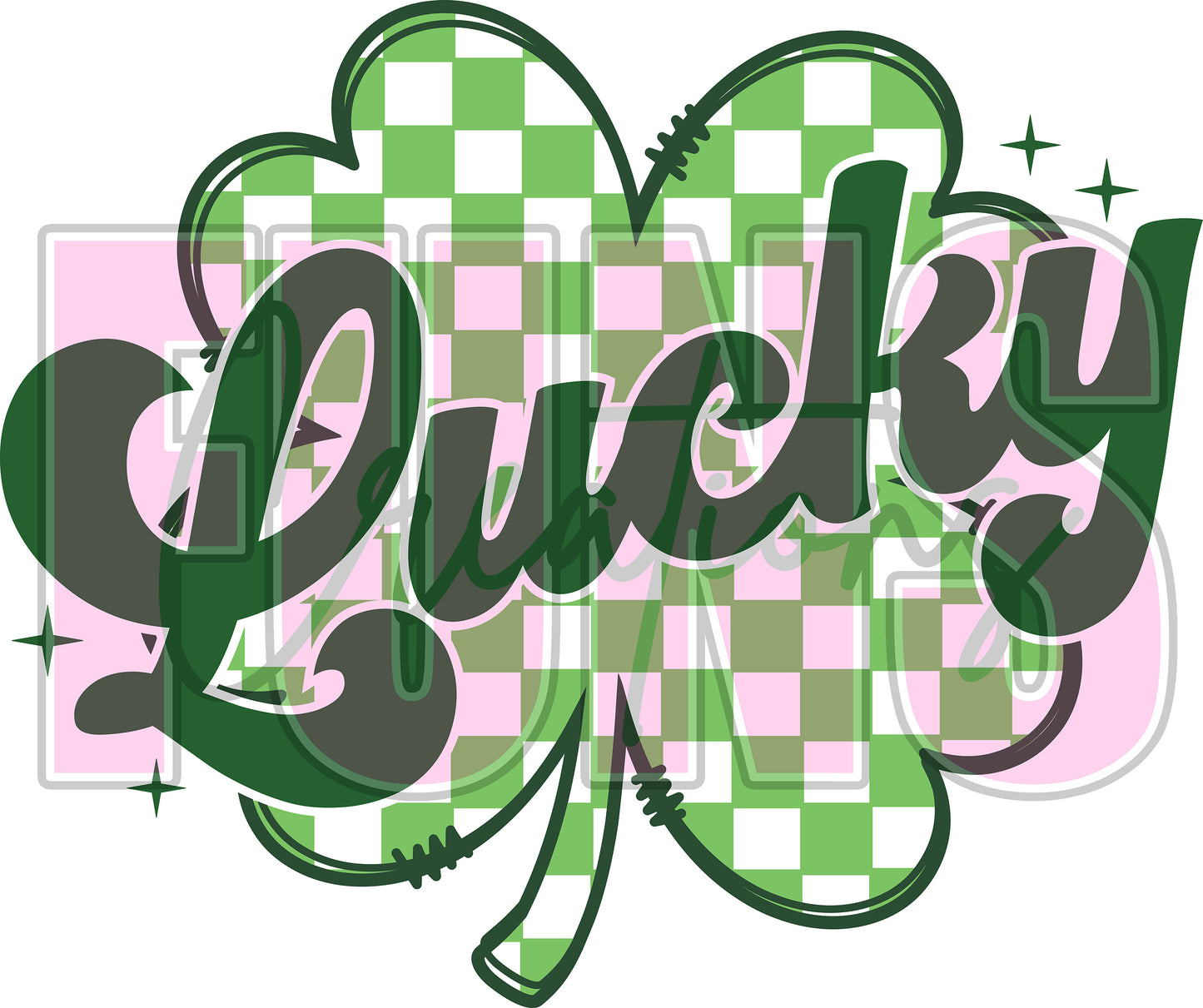 Lucky Shamrock DTF Transfer