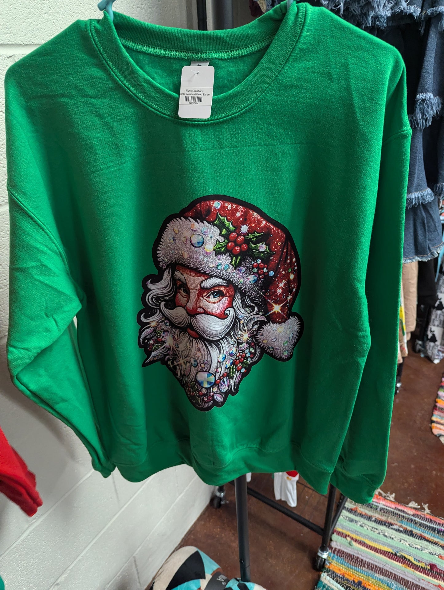 Santa Sweatshirt Faux