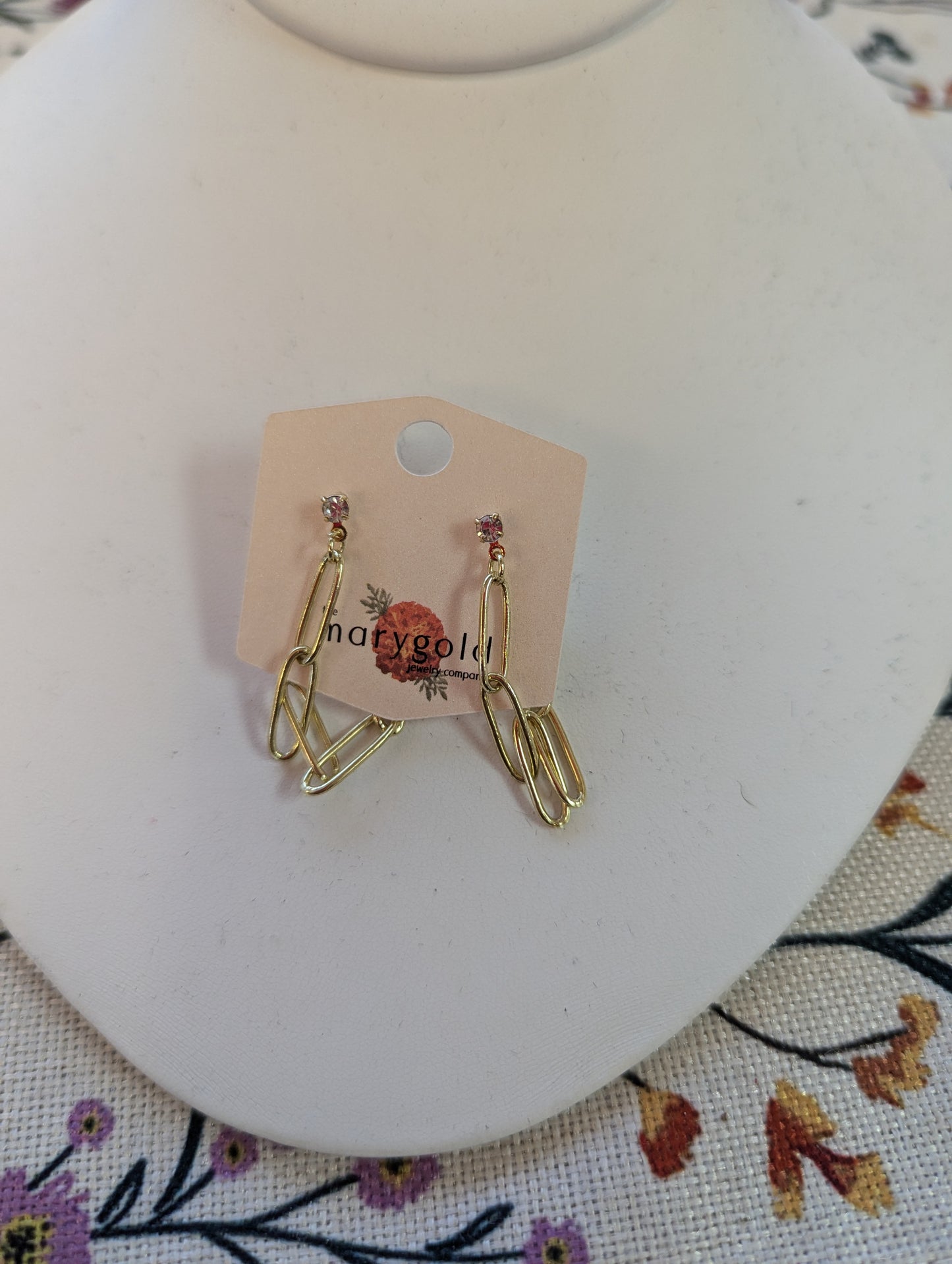 MG Paperclip Connector Dangle E009