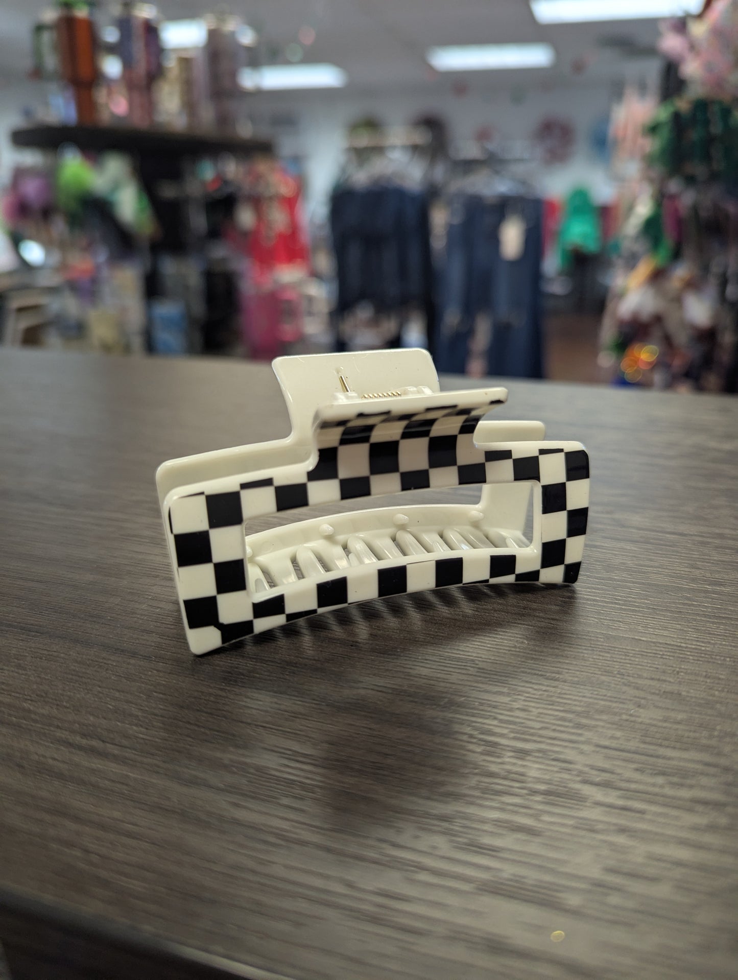 Checkered Claw Clip