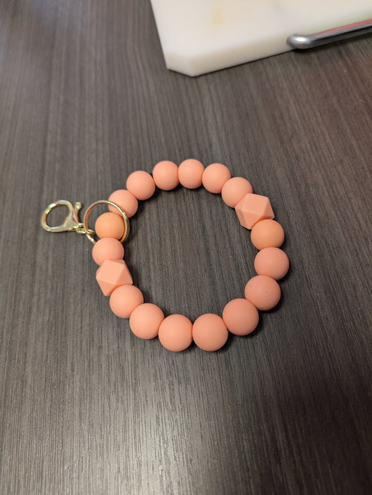 Peach Wristlet