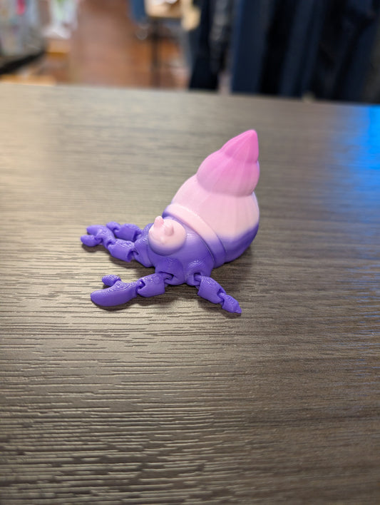 3D Crab - Pink/Purple