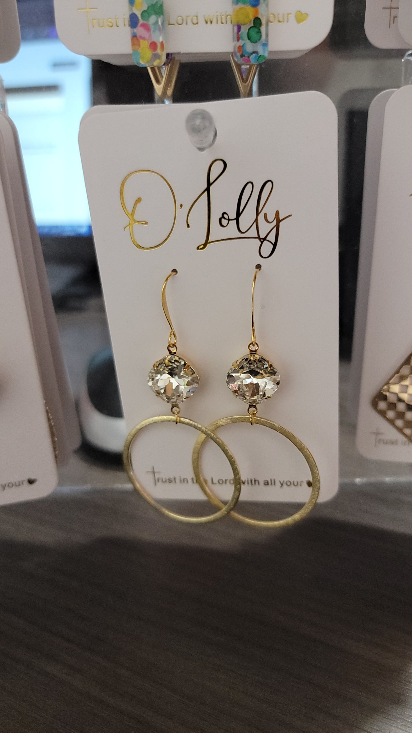 Gold Circle w/ Bling