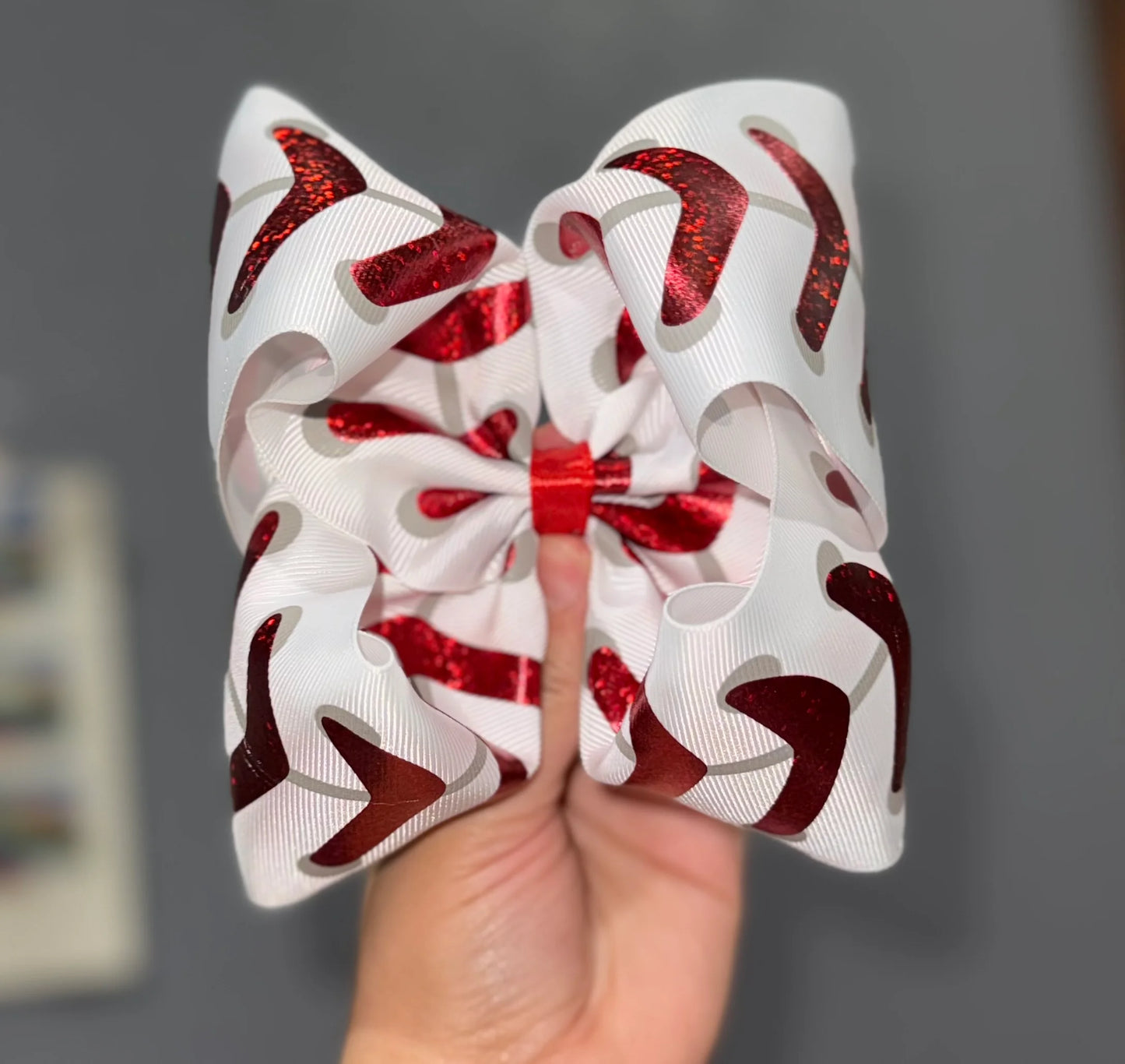 Sport Foil Stitch Bow