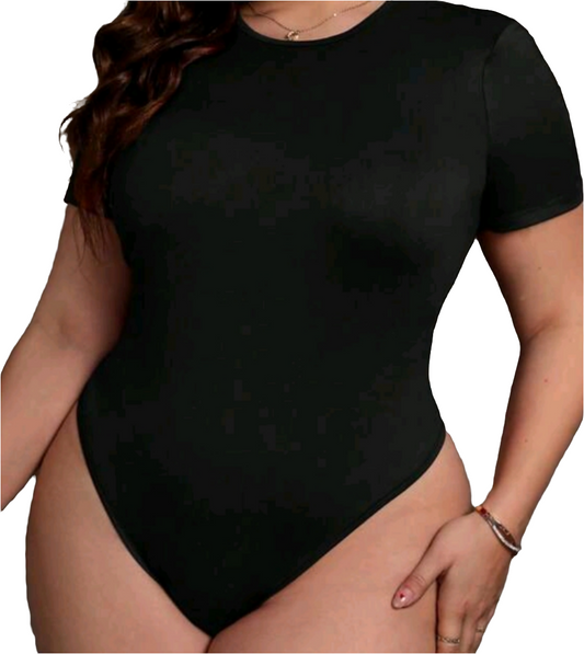 Plus Black Bodysuit