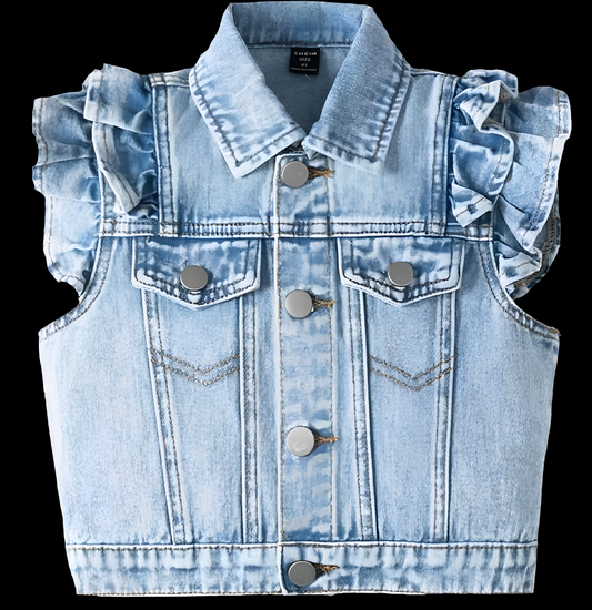 Girls Jean Vest