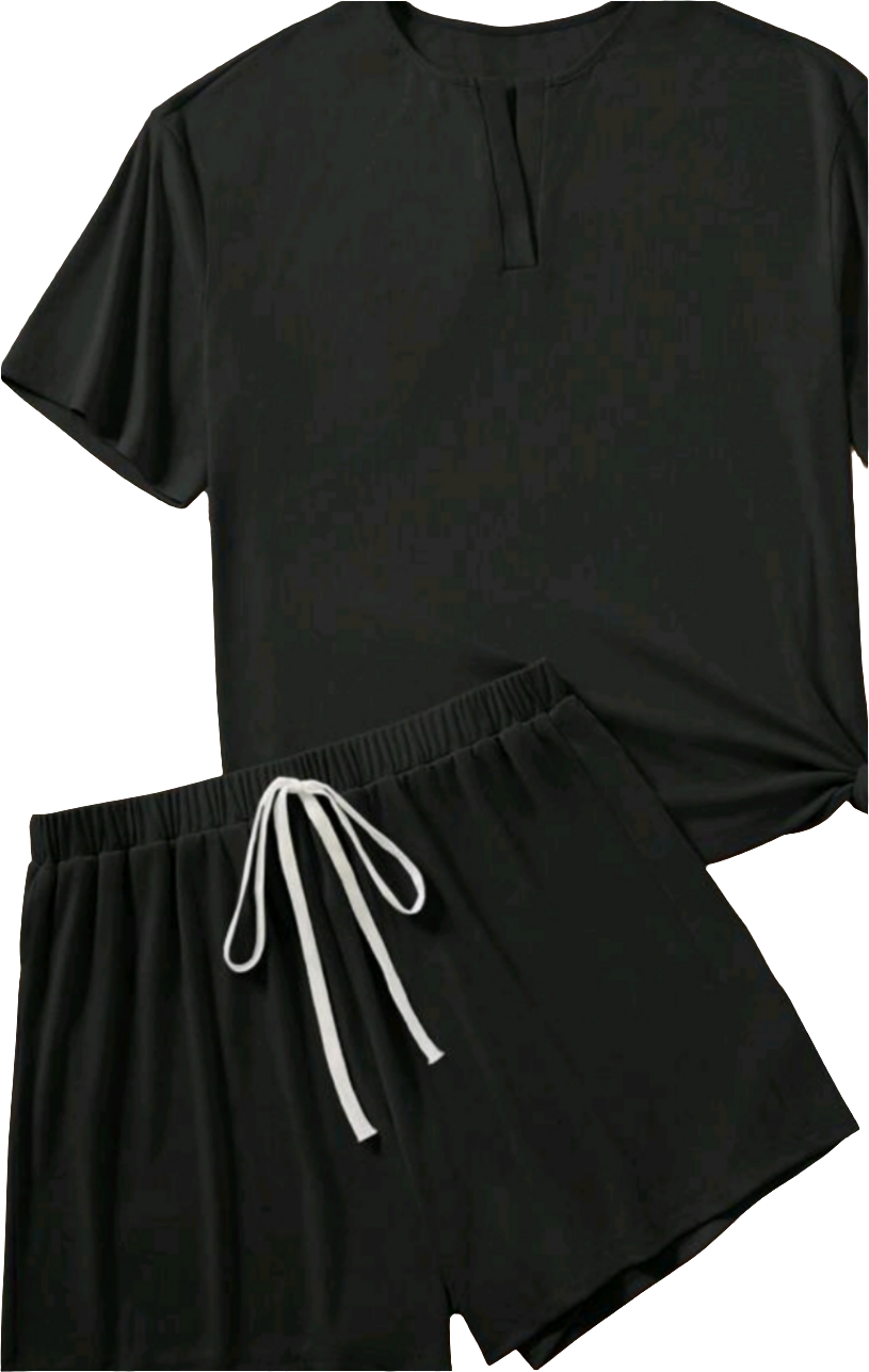 Plus Size Black Set