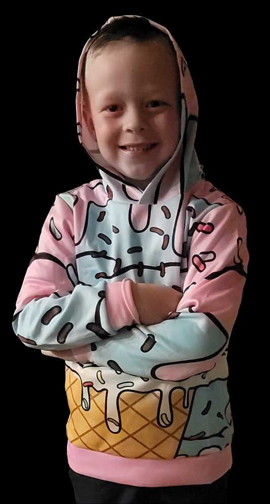 Kids Ice Cream Hoodie