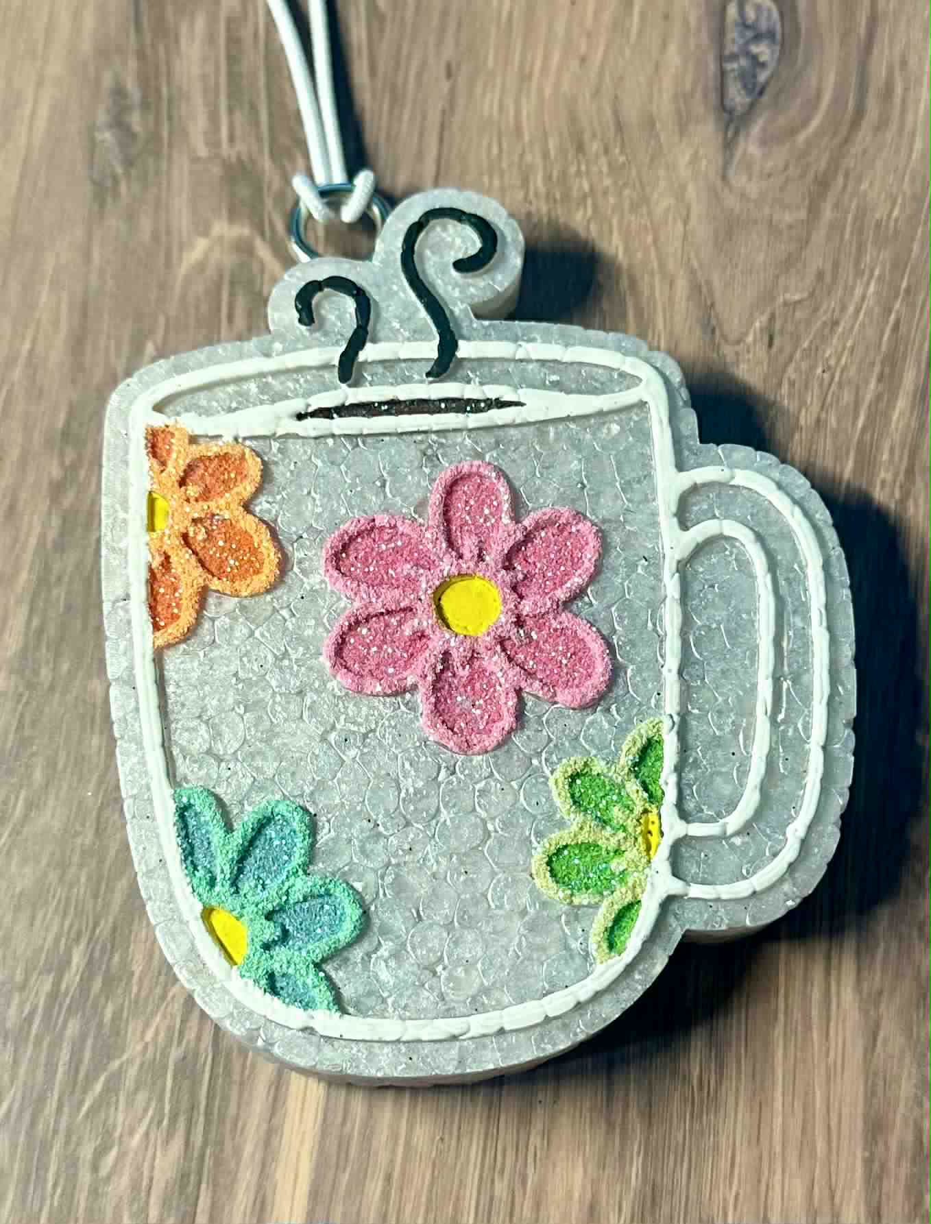 Floral Mug- Vanilla Pumpkin Marshmallow