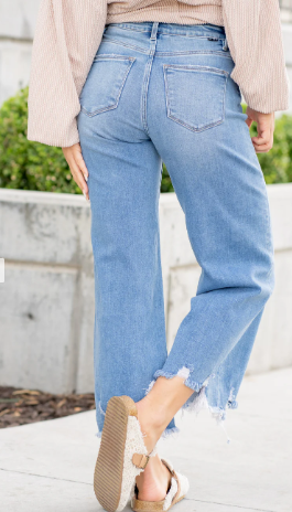 Risen HR Crop Wide Step Hem
