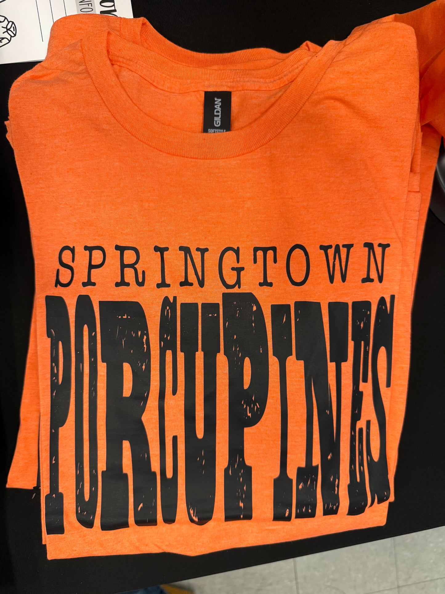Orange Porcupines